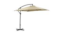 Garden Impressions Corfu parasol 250x250 - donker grijs - taupe