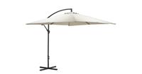 Garden Impressions Corfu parasol 250x250 - donker grijs - zand