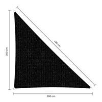 Sunfighters 90 graden Driehoek 3x3x4,2 Zwart