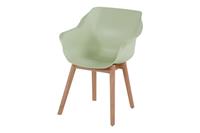 hartman Tuinstoel Sophie met Armleuningen Teak French Green