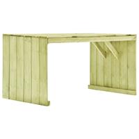 vidaXL Gartentisch 150×87×80 cm Imprägniertes Kiefernholz Grün