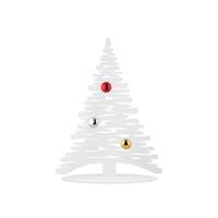 Alessi Weihnachtsbaum Bark BM06/30W - Weiß