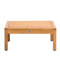 Le Sud tafel/hocker Orleans - naturel - 72x72x31 cm