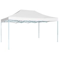 VidaXL Partytent inklapbaar 3x4 m staal wit