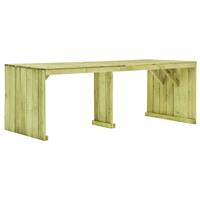 VidaXL Tuintafel 220x101,5x80 cm FSC geïmpregneerd grenenhout