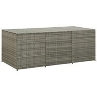 VidaXL Tuinbox 180x90x75 cm poly rattan grijs