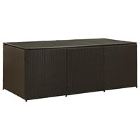 VidaXL Tuinbox 180x90x75 cm poly rattan bruin