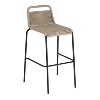 kavehome Kave Home Outdoor BarkrukLambton' kleur Beige (zithoogte 74cm)