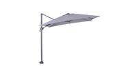 Garden Impressions Zweefparasol Hawaii S 250x250 - donker grijs - licht grijs