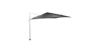 Garden Impressions Zweefparasol Hawaii Big Pole 350x350 - wit - donker grijs