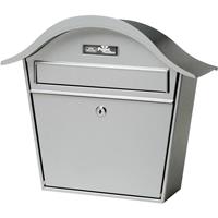 BURG WÄCHTER Briefkasten Holiday 5842 Si Stahlblech