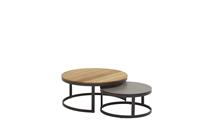 Taste by 4 Seasons Taste 4SO Stonic koffietafel set van 2 - teak/ceramic