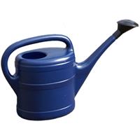 Blauwe gieter met broeskop 5 liter Blauw