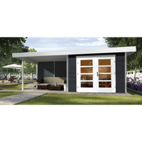 Weka tuinhuis Design 126B+ GR.2 antraciet 12,47m²