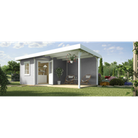 Weka tuinhuis Design 213B+ GR.2 grijs 6,01m²