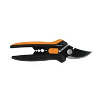 Fiskars Solid Floristenschere SP14, Gartenschere, orange/schwarz