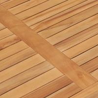 vidaXL Tuintafel 120x70x77 cm massief teakhout