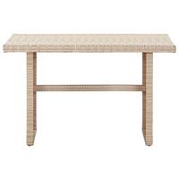 vidaXL Gartentisch  Grau