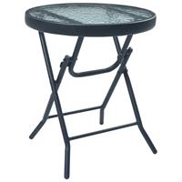 vidaXL 3-tlg. Bistro-Set  Schwarz