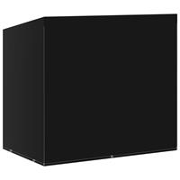 vidaXL Hollywoodschaukel-Abdeckung 6 Ösen 135x105x175 cm Schwarz