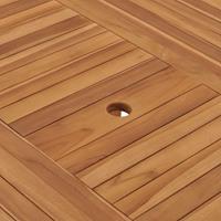 vidaXL Tuintafel 150x76 cm massief teakhout
