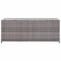 vidaXL Tuinbox 150x50x60 cm poly rattan grijs