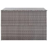 vidaXL Tuinbox 150x100x100 cm poly rattan grijs