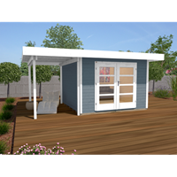 Weka tuinhuis Design 126A+ GR.1 grijs 13,05m²