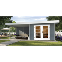 Weka tuinhuis Design 126B+ GR.1 grijs 17,45m²