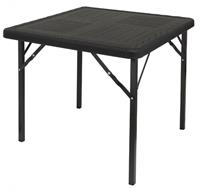 Eurotrail tafel Orly vierkant 77 x 77 x 69 cm staal zwart