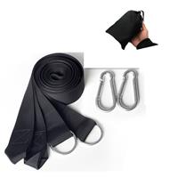 Outdoor Camping wandelen must-have hangmat riem touw metalen gesp load stropdas touw willekeurige kleur levering