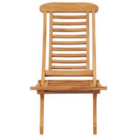 vidaxl Klappbare Gartenstühle Massivholz Teak
