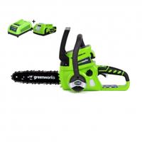 Greenworks 24V accu kettingzaag + 2Ah accu