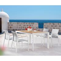 Best Freizeitmöbel home24 Gartenessgruppe Paros (5-teilig)