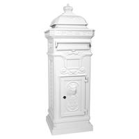 KS Verlichting Kolom brievenbus XL Wit
