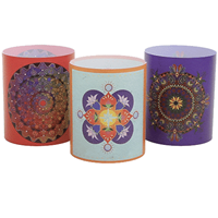 Spiru Windlicht Lampion Mandala-Yoga