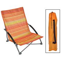 HI Strandstoel inklapbaar 65x55x25/65 cm oranje