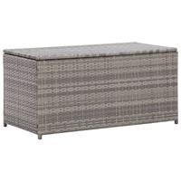 Vidaxl Vidaxl Tuinbox 100x50x50 Cm Poly Rattan Grijs