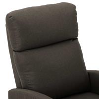 VidaXL Massagestoel verstelbaar stof taupe