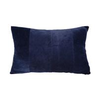 PT Living Kussen geribbeld fluweel donkerblauw