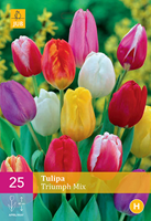 Tuinland Tulpen Bloembollen Triumph Mix 25 Stuks