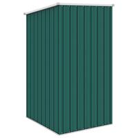 VidaXL Tuinschuur 87x98x159 cm gegalvaniseerd staal groen