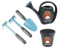 Happy people Gardena Starter Set Igel blau/grau