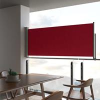 vidaXL Tuinscherm uittrekbaar 100x300 cm rood - vidaXL