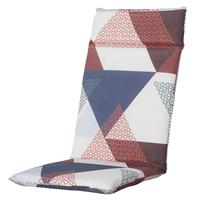 Madison kussens Tuinkussen hoge rug universal   Triangle blue