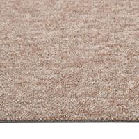 VidaXL Tapijttegels 20 st 5 m² 50x50 cm beige