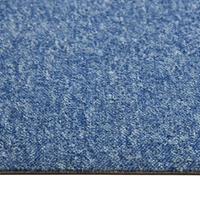 VidaXL Tapijttegels 20 st 5 m² 50x50 cm blauw