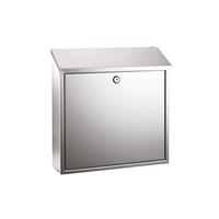Alco Briefkasten Edelstahl mit Schloß Größe: 360x360x100mm 8603