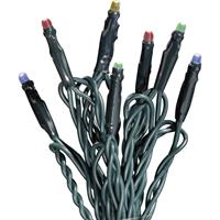 521856 Lichtketting met batterijen Binnen werkt op batterijen Aantal lampen 100 LED Verlichte lengte: 9.9 m