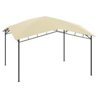 vidaXL Tuinprieel 180 g/m² 4x4x2,9 m crème